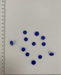 Plastikinės spaudėskarališkos mėlynos
