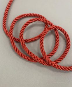 Dekoratyvinė Raudona 5mm virvelė