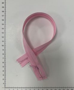 Paslėptas užtrauktukas "Šviesiai rožinis" 30 cm