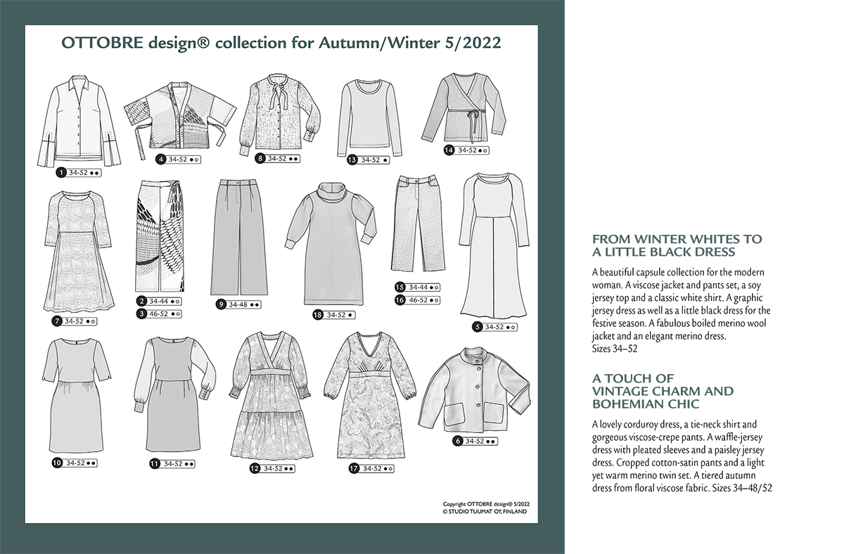 Ottobre Design Autumn/Winter Woman 5/2022