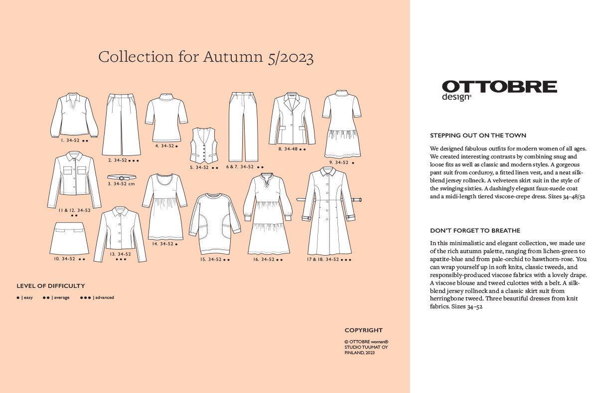 Ottobre Design Autumn Woman 5/2023