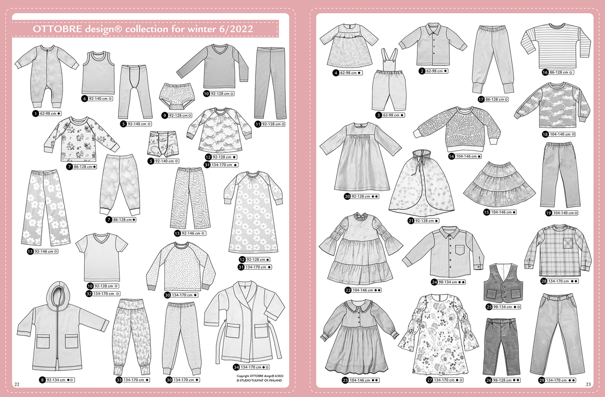 Ottobre Design Winter Kids Fashion 6/2022