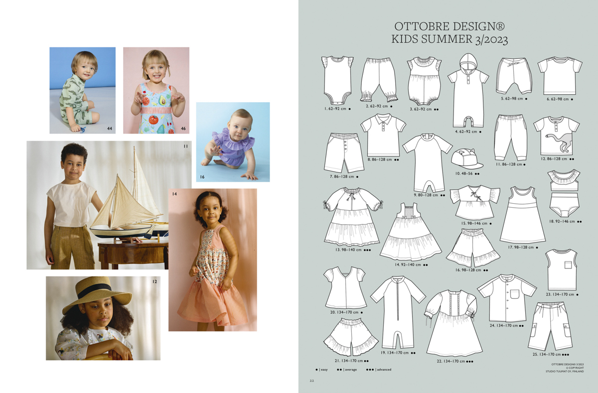 Ottobre Design Summer Kids Fashion 3/2023