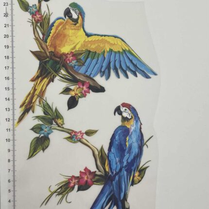 Termoaplikacija Papūgos, didelė