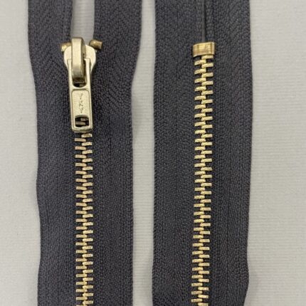Metalinis užtrauktukas Tamsus Chaki, 10 cm