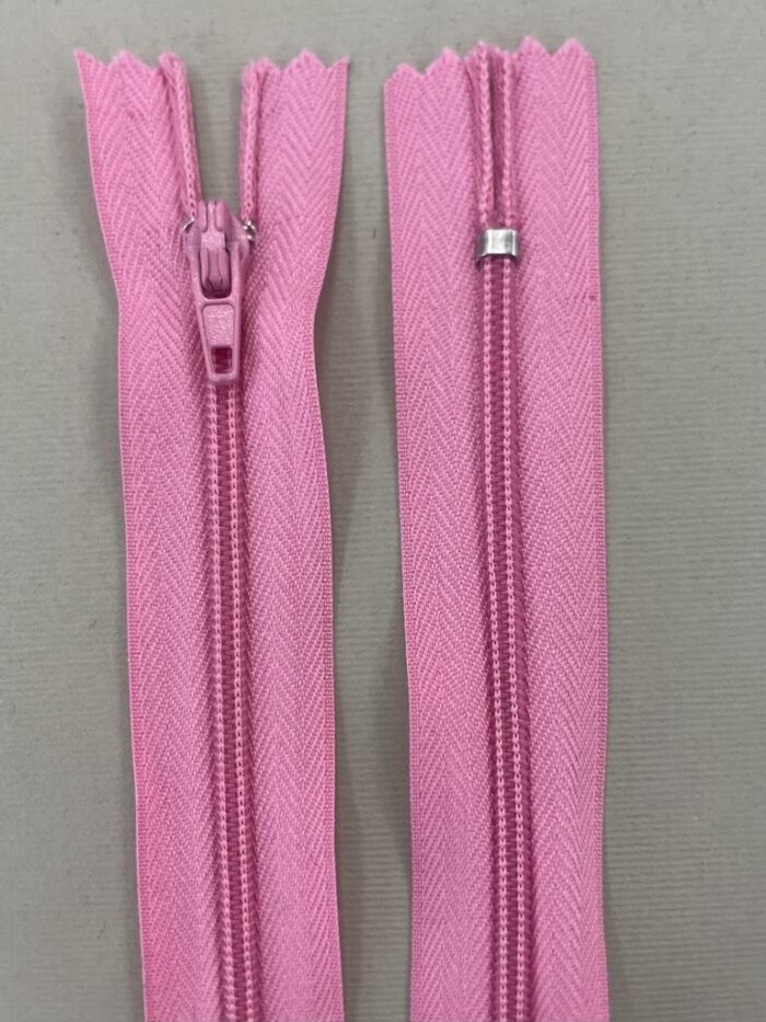 Spiralinis užtrauktukas "Rožinis", 12 cm
