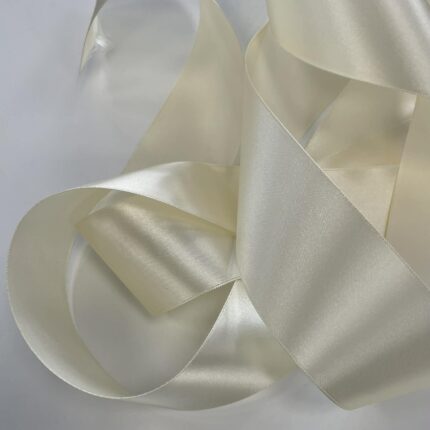 Atlasinė juostelė 50mm, šampaninė