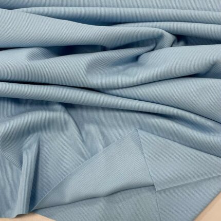 Plonesnis rib trikotažas Blue lagoon