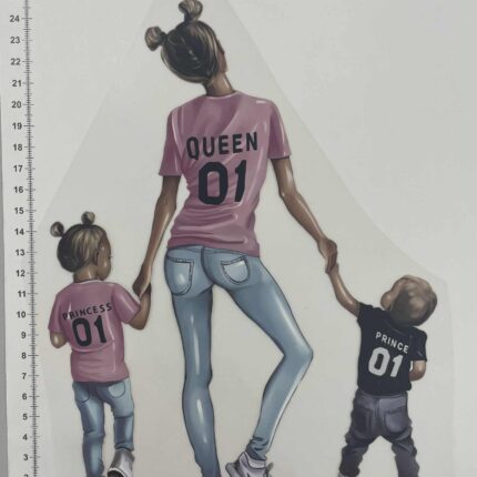 Termoaplikacija Queen Princess and prince, didelė