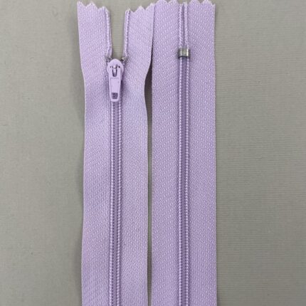 Spiralinis fiksuojamas užtrauktukas "Alyvinis", 20 cm
