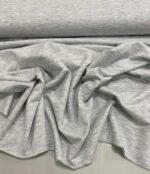 Kilpinis trikotažas Light grey melange, 250 g/m2 — trikotažas | Trys Pelėdos