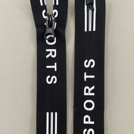 Paslėptas išsegamas užtrauktukas "Juodas", 75 cm