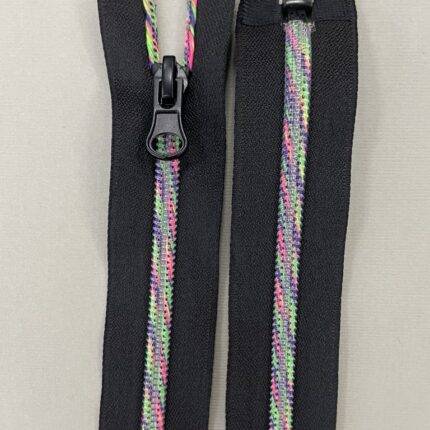 Spiralinis išsegamas užtrauktukas "Juodas", 65 cm