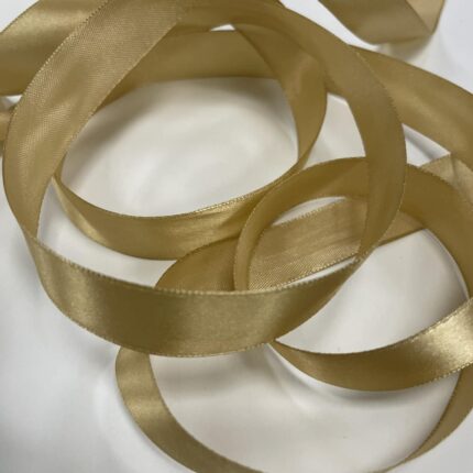 Atlasinė juostelė 20mm, auksinė