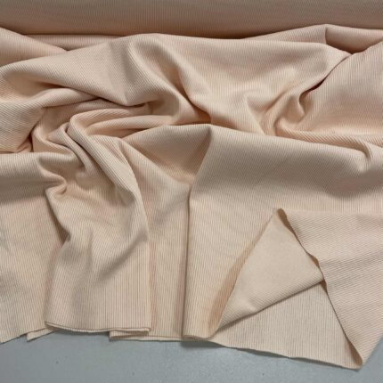 Plonesnis rib trikotažas Creamy