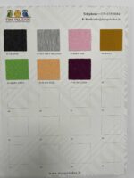 Kilpinio trikotažo 250 g/m2 spalvų paletė