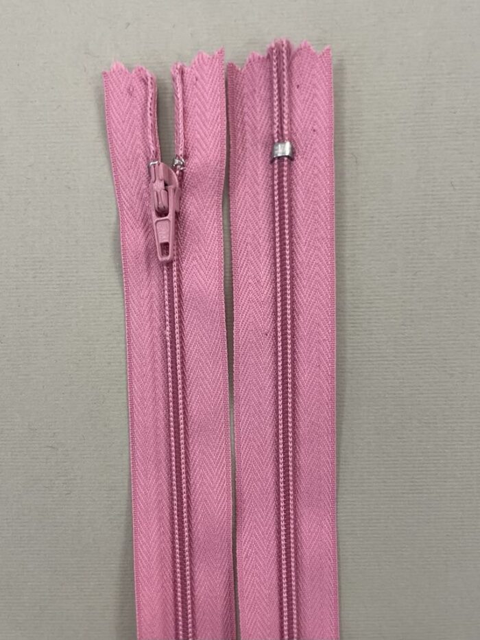 Spiralinis užtrauktukas "Šviesiai rožinis", 18 cm