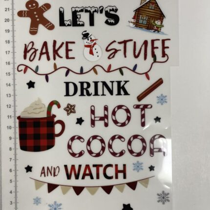 Termoaplikacija Kalėdis užrašas