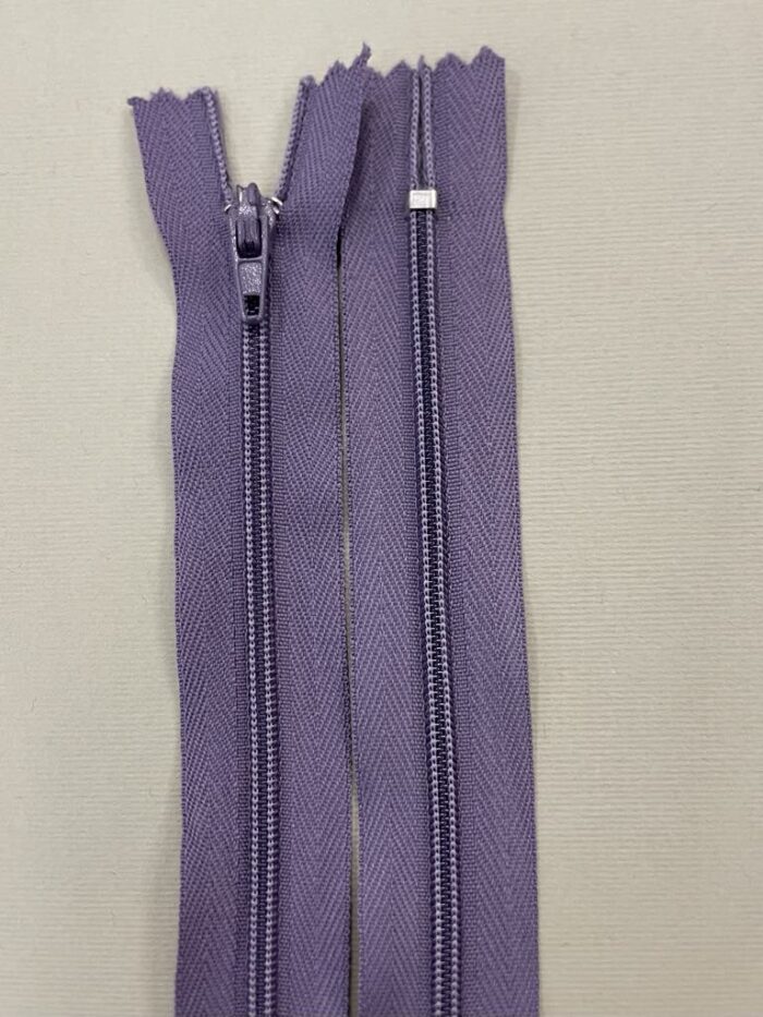Spiralinis užtrauktukas "Alyvinis", 18 cm