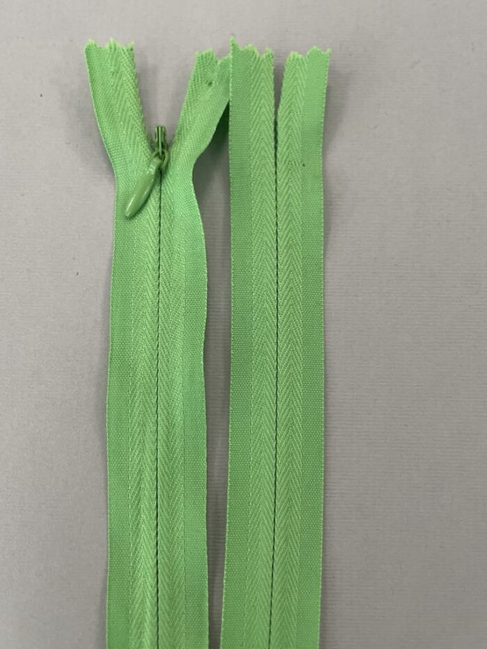 Paslėptas užtrauktukas "Žalias", 30 cm