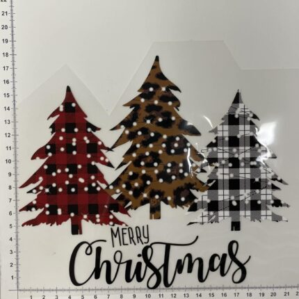 Termoaplikacija Trys Kalėdinės eglutės