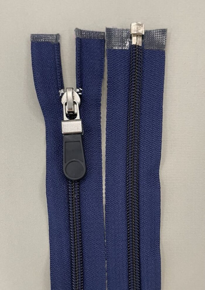 Spiralinis užtrauktukas "Tamsiai mėlynas", 65 cm