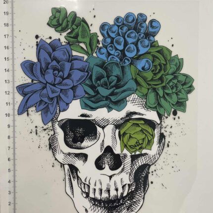 Termoaplikacija Kaukolė, didelė