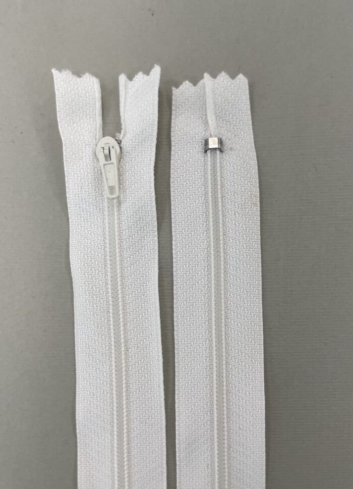 Spiralinis fiksuojamas užtrauktukas "Gelsvas", 22 cm