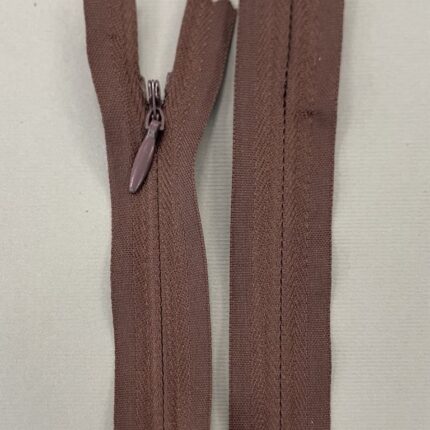 Paslėptas užtrauktukas "Šviesiai Rudas", 30 cm