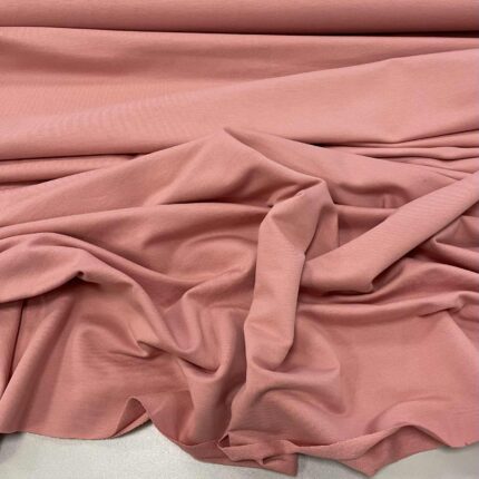 Kilpinis trikotažas Dusty rose, 250 g/m2