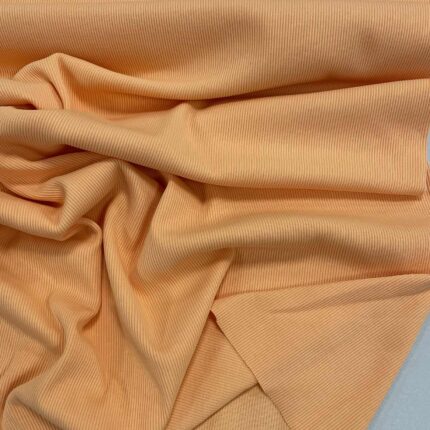 Plonesnis rib trikotažas Fuzz Peach