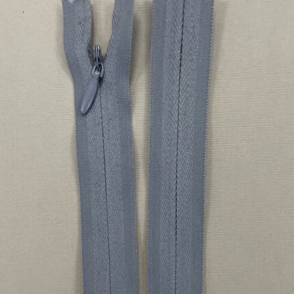 Paslėptas užtrauktukas "Pilkas", 45 cm