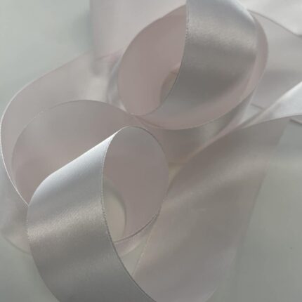 Atlasinė juostelė 50mm, švelni rožinė