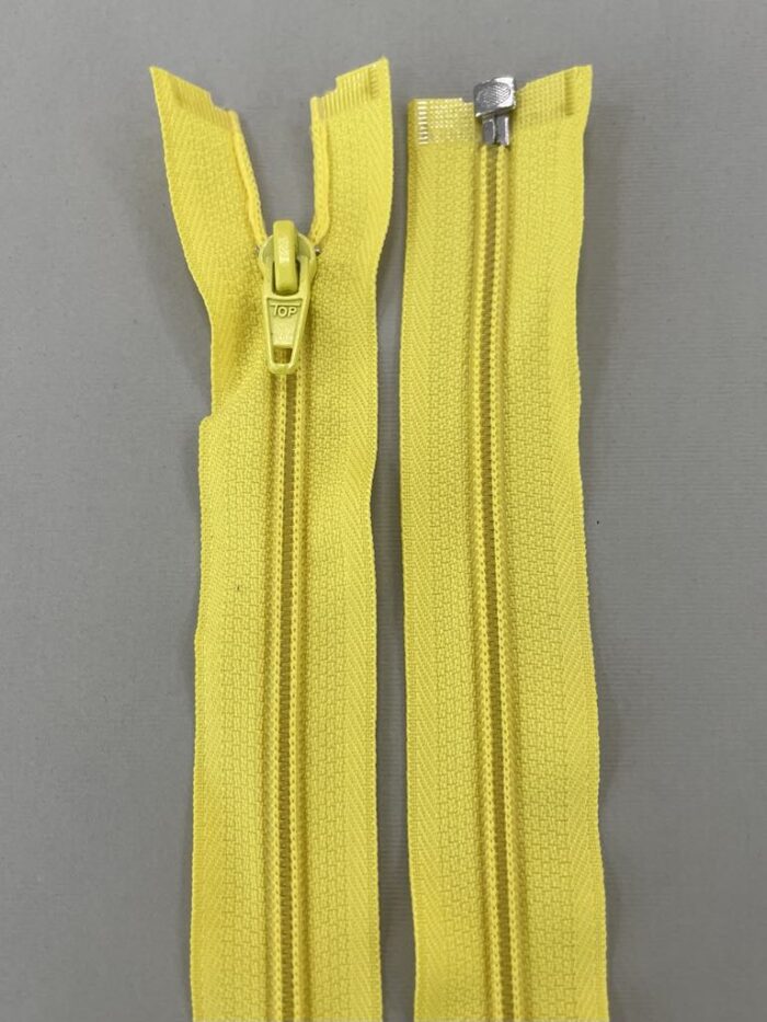 Spiralinis išsegamas užtrauktukas "Geltonas", 85 cm