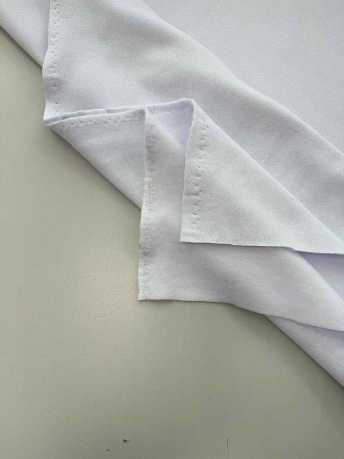 Pašiltintas, storas trikotažas White