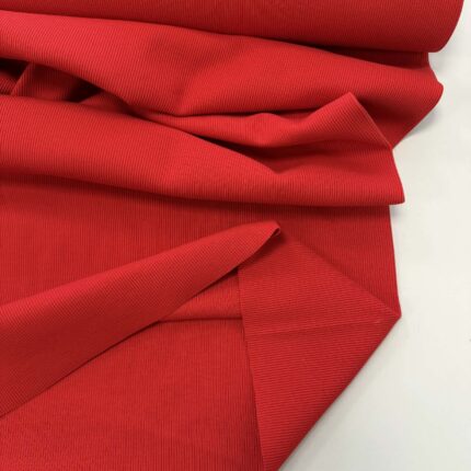 Plonesnis rib trikotažas Red
