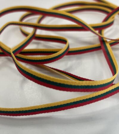 Dekoratyvinė juostelė, Trispalvė 6 mm