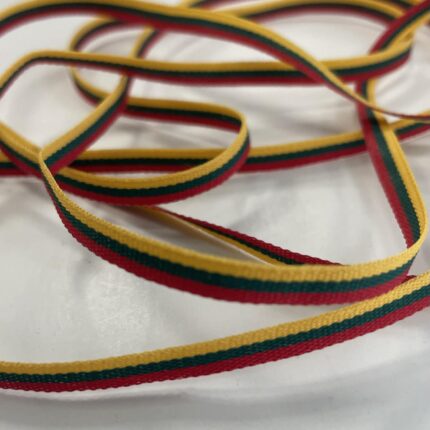 Dekoratyvinė juostelė, Trispalvė 6 mm