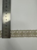 Lininis nėrinys, 22 mm — Medvilniniai nėriniai | Trys Pelėdos