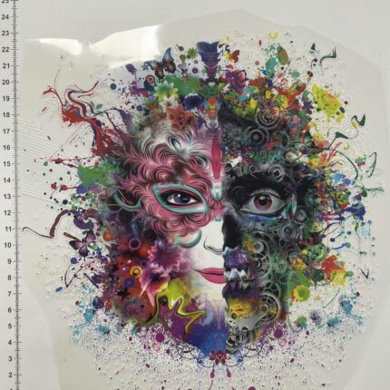 Termoaplikacija Akys iliuzija, didelė