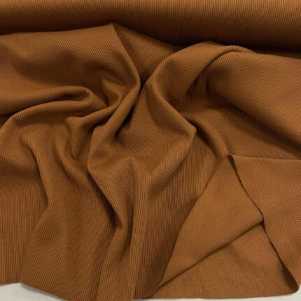 Plonesnis rib trikotažas Caramel