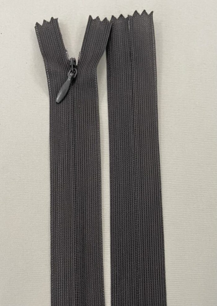 Paslėptas užtrauktukas "Rudas", 40 cm