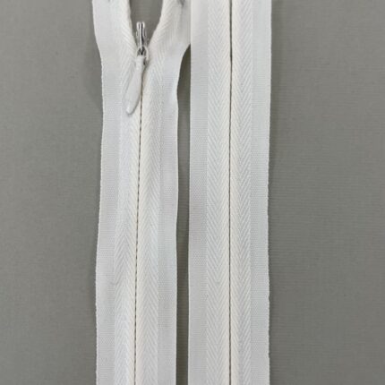 Paslėptas užtrauktukas "Pieno baltas", 30 cm
