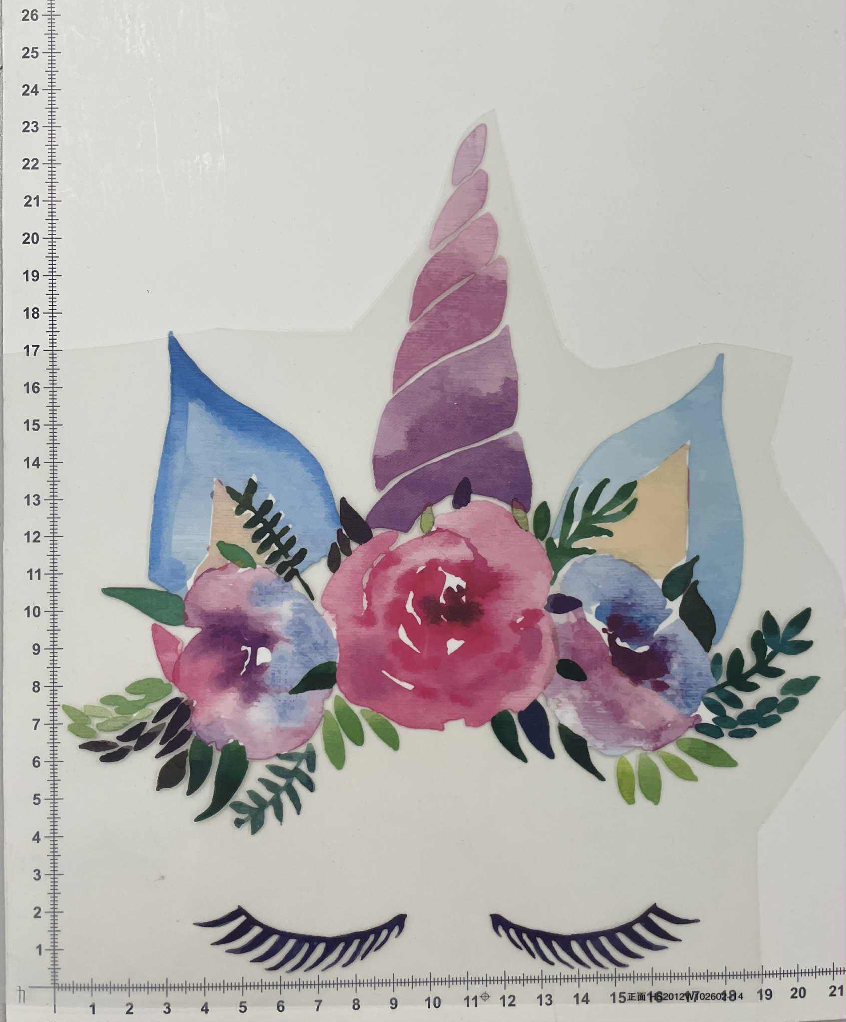 Termoaplikacija Vienaragis, didelė Termoaplikacija Vienaragis, didelė