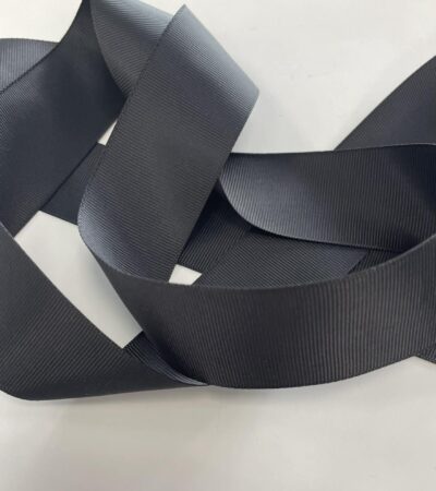 Grosgrain juostelė 38 mm, juoda