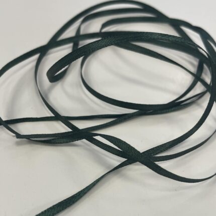 Atlasinė juostelė 3mm, žalia