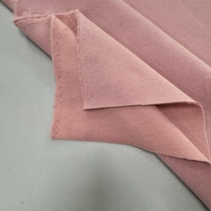 Pašiltintas, storas trikotažas Dusty rose — trikotažas | Trys Pelėdos
