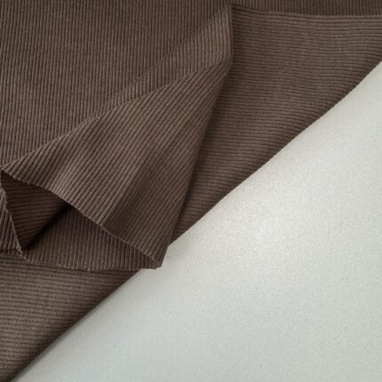 Storas Rib trikotažas Brown 23-03 — trikotažas | Trys Pelėdos