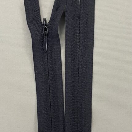 Paslėptas užtrauktukas "Juodas", 60 cm