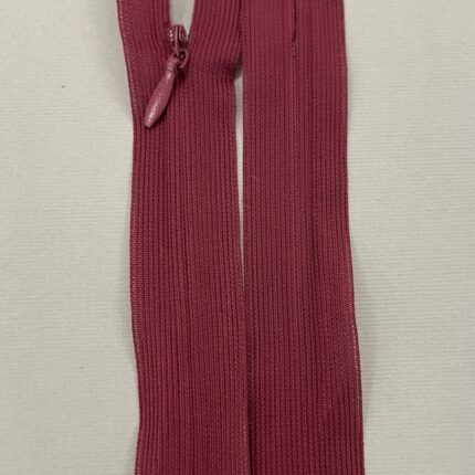 Paslėptas užtrauktukas "Bordo", 40 cm